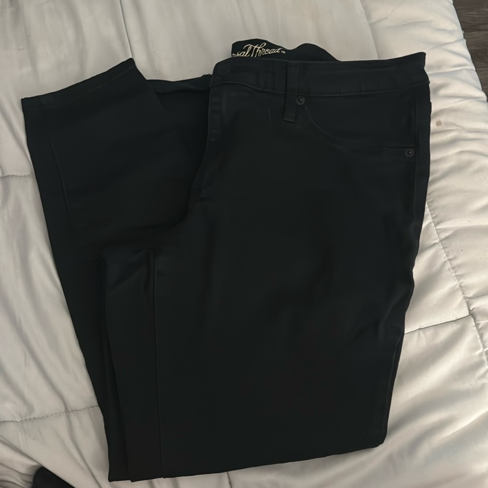 Black Universal Thread size 12 chino pants